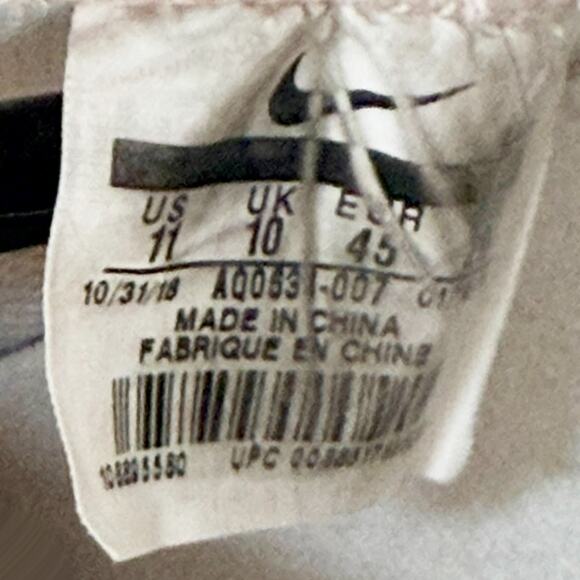 Nike Vapor Untouchable Pro 3 Premium Football Cleats White Gold AQ0634-007 11 - Picture 11 of 11